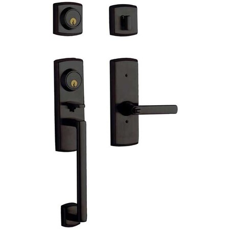 Baldwin Single Cylinder Entry Handlesets Oil Rubbed Bronze 85385.102.2RH